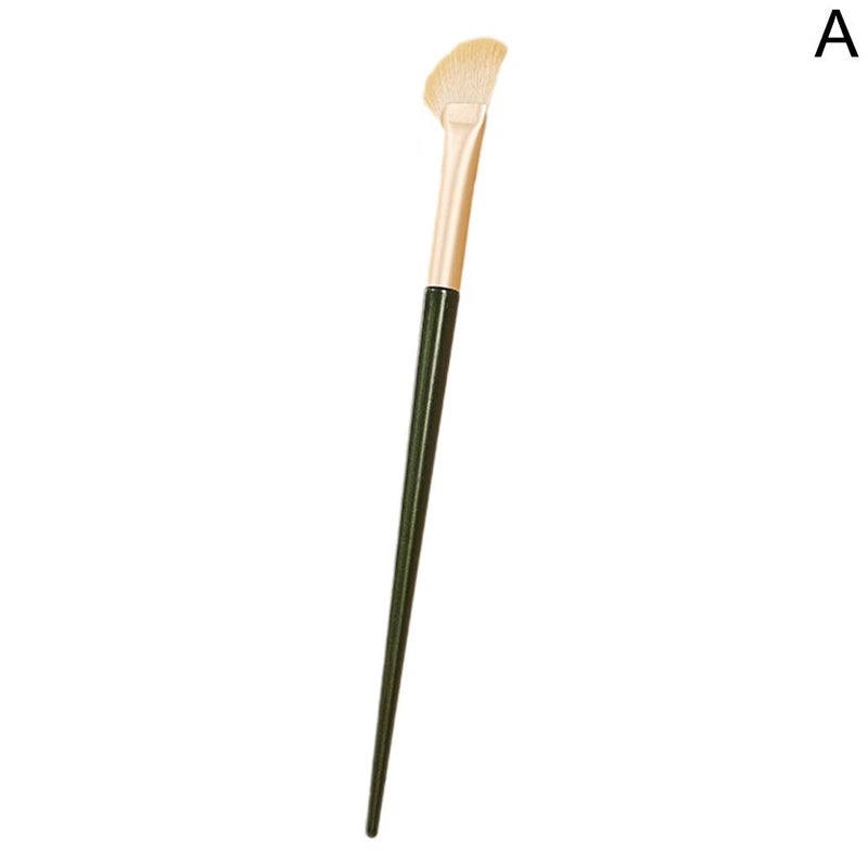 Hot-selling half-fan nose shadow brush, soft bristles, half-fan shaped nose shadow brush, portable makeup brush for beginners.
